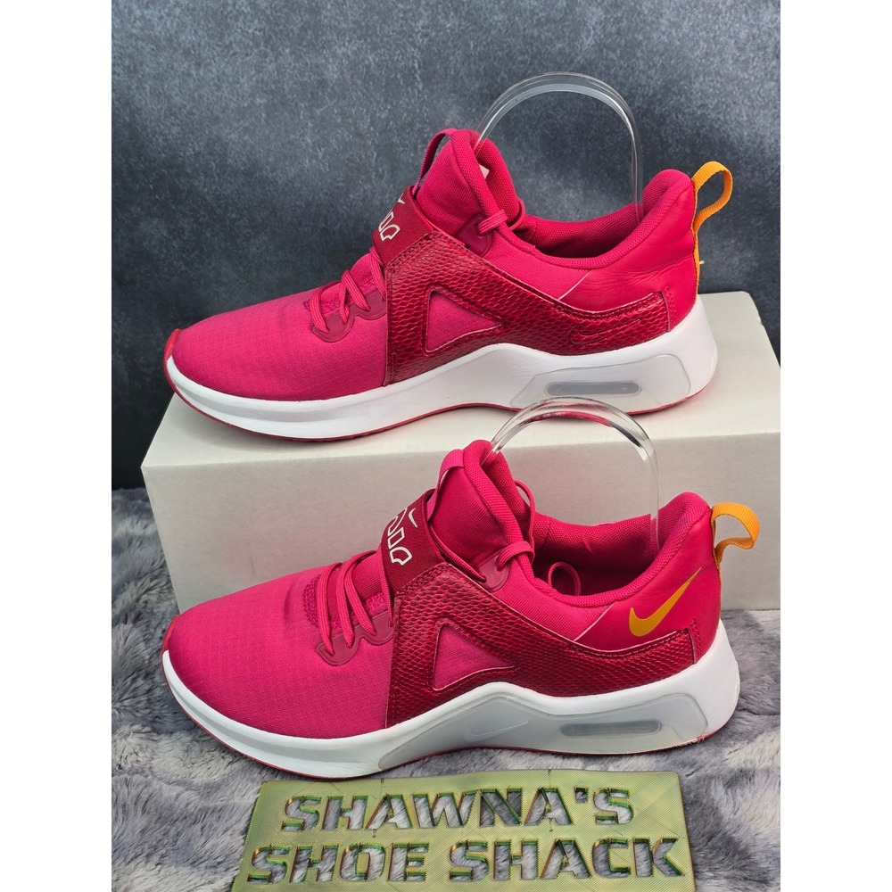 EUC Nike Air Max Bella TR 5 Pink Orange Training Shoes Womens Size 7 DD9285-656